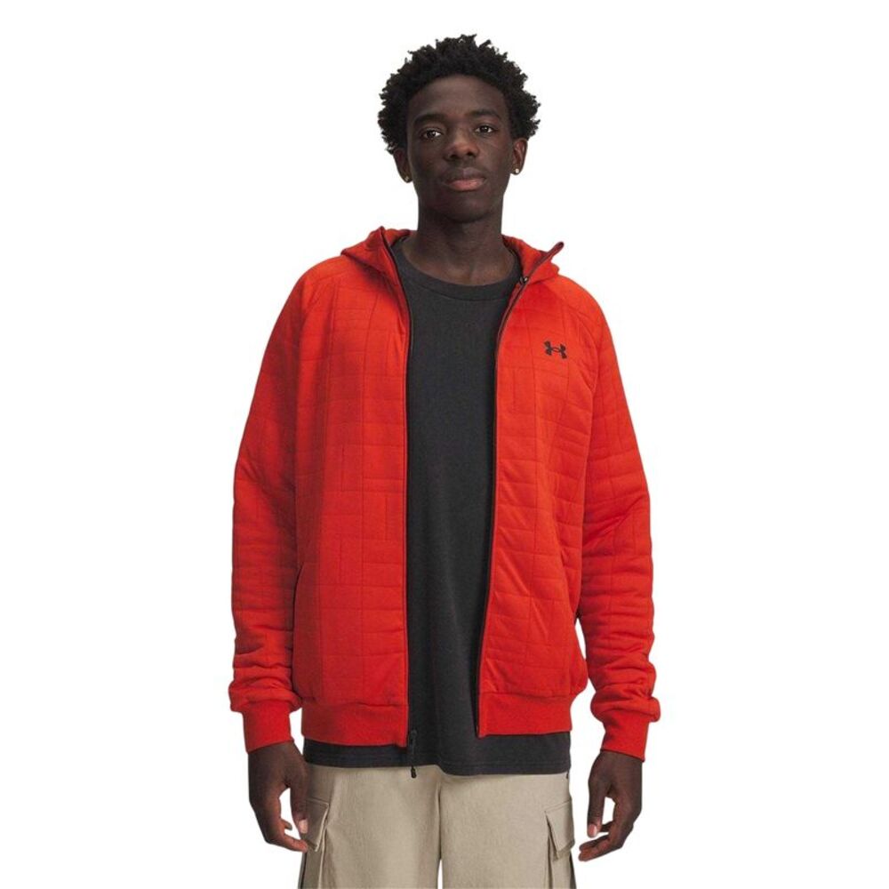 Under Armour Mens Unstoppable Quilted Full Zip  Jacket / Orange